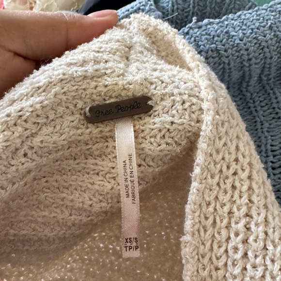 Free People Cream Knit Cardigan - Picture 5 of 6